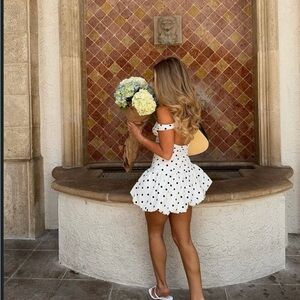 Peppermayo polka dot mini dress